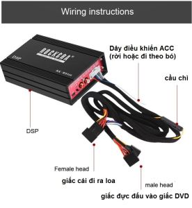 (Hàng chuẩn) Dây cắm Amply / DSP ô tô kết nối đầu DVD zin hoặc đầu Android (nhiều dòng xe)