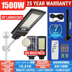 Solar Street Lights Outdoor Waterproof Dusk to DawnSecurity Flood Lights with Motion Sensor Control