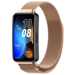 Mlianese Loop Strap For huawei band 11 11Pro strap Smartwatch Magnetic Wrist Band Metal Stainless Steel Bracelet for huawei Band 10 9 band 8 Strap metal smart watch band