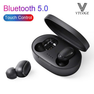 VTUOGE A6S Bluetooth Headset with Mic Touch Control Noise Reduction Wireless Earbuds for Gaming Waterproof TWS Headphone Stereo Earphone for Xiaomi Samsung iphone Huawei Oppo