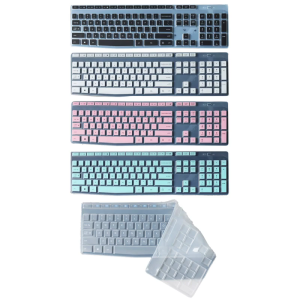 Thin Silicone Keyboard Protectors for MK345 K345 Keyboard Cover Wireless Keyboard Ergonomic Keyboard Cover Protectors
