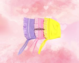 Topi bayi renda perempuan Okiyo murah Warna RANDOM harga SATUAN