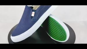 Blue Cloth Shoes For Men Blue Work Shoes For Women Cleanroom Safety Shoes Slip-On Comfortable Food-Grade Shoes