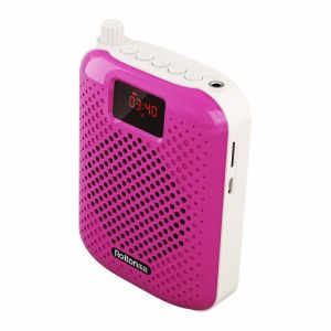 Rolton K500 Portable Bluetooth Loud Speaker Voice Amplifier Microphone for Teacher Presenter Tour Guide Presentations Mic