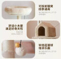 NHÀ CÂY CHO MÈO BẰNG GỖ - CATTREE TRỤ CÀO MÓNG CHO MÈO - NHÀ MÈO 4 MÙA. 
