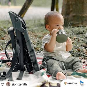 Unilove เก้าอี้กินข้าวพกพา เก้าอี้ทานข้าวอเนกประสงค์แบบพกพา เก้าอี้ทานข้าวเด็ก 3in1 Dining Booster chair เก้าอี้พับได้ เก้าอี้เด็ก รุ่น Feed Me