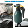 2L Electric Car Wash Spray Bottle Large Capacity Car Clean Washer Sprayer Foaming Pump Sprayer for Car Window Cleaning. 