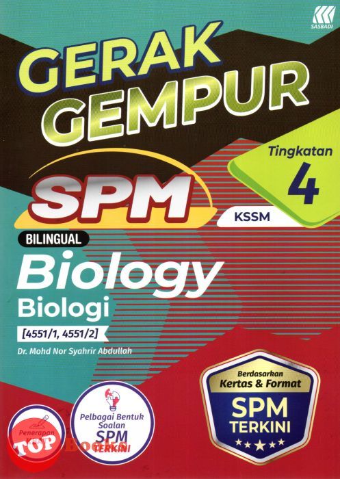 [TOPBOOKS Sasbadi] Gerak Gempur SPM Biology Tingkatan 4 KSSM Dwibahasa ...