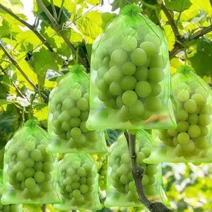 10Pcs Vegetable and Fruit Protection Bag / Pest Control Bird-proof Mesh Bag /  Grape Orchard Bagging Mesh Cover / Fruit Protection Bags Netting Bags