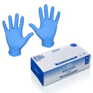Large Size Disposable Premium Nitrile Gloves - 100pcs/Box