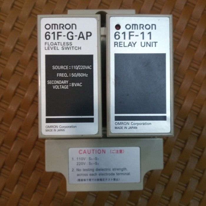 WLC OMRON 61F-G-AP 61F-11 LEVEL SWITCH RELAY UNIT 61FGAP 61F ...