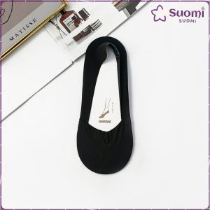 Suomi Womens Silicone Non-Slip Invisible Cotton Socks Socks Sweet Thin Socks Ice Silk Boat Socks