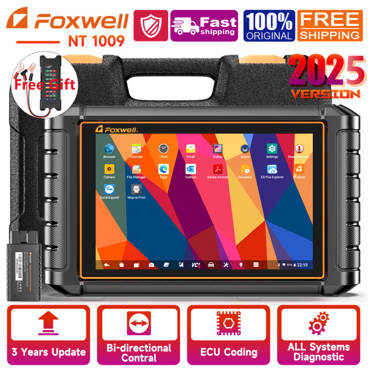 【เมนูภาษาไทย】Foxwell NT1009 OBD2เครื่องสแกนรถยนต์ 12Vเครื่องมือวินิจฉัย ...