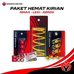 PAKET CVT NMAX 155 Upgrade Paket HEMAT CVT Racing per CVT 1500 RPM Per kampas Ganda Racing Roller 10 gram nmax racing