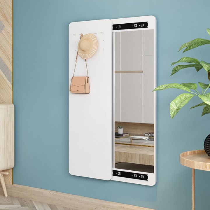 HC Hanging Door Mirror Full Length Concealable Sliding Mirror Full
