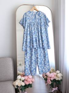 piyama wanita premium/baju tidur wanita/piyama tangan pendek/all size muat BB 40kg sd BB 90kg