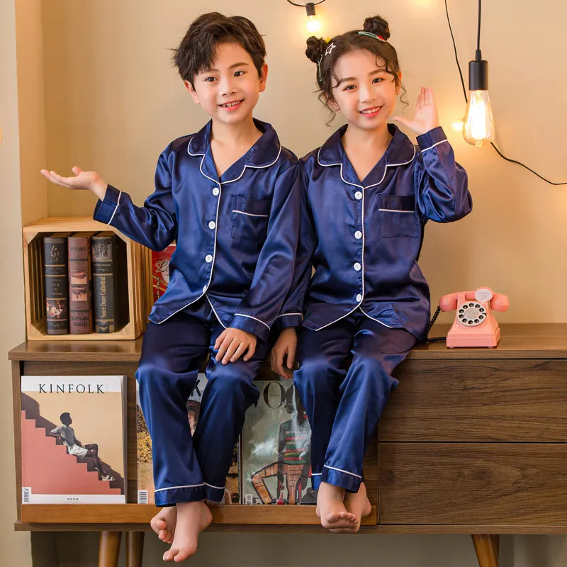 Silk Satin Kid Pajamas - Momorii