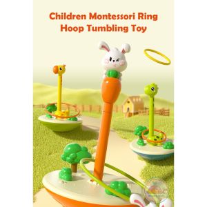 Kid-parent Interaction Ring Hoop TumblerToy亲子互动套圈圈不倒翁叠叠乐 Mainan Interaktif Ibu Bapa & Anak Tumbler Gelung hadiah gift