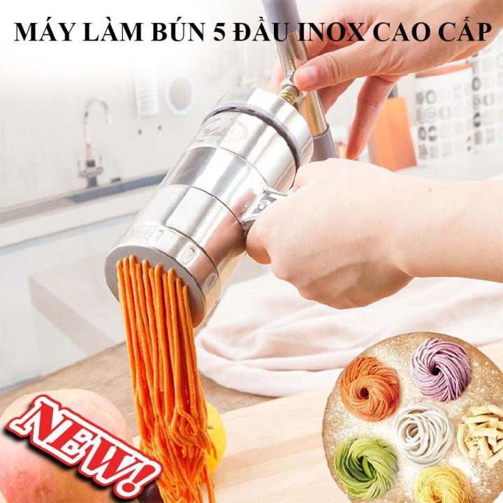 Máy Làm Bún - Mỳ Tươi Tại Nhà Bằng Inox, Khuôn Máy Ép Làm Bún Tươi, Mỳ ...