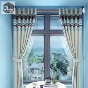 GUITA Punch-free Telescopic Clothes Rail Adjustable Shower Curtain Rods Simple Support Rod