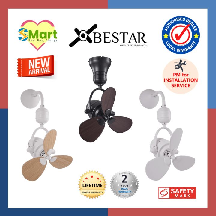 BESTAR Duo Hagar Corner Fan Ceiling Fan Wall Fan | Lazada Singapore