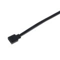 12V 4Pin RGB Connector Cable PC Case Fan LED Strip Extension Cord Wire Adapter for Giga/Microstar/A-sus Motherboard. 