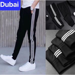 QUẦN JOGGER THỂ THAO NAM NỮ ĐEN 3 SỌC TRẮNG NHẬT BẢN CHẤT NỈ DÀY DA CÁ VIP HOT TREND CAO CẤP - DUBAI FASHION