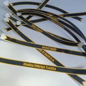 custom nama selempang boneka / request nama selempang