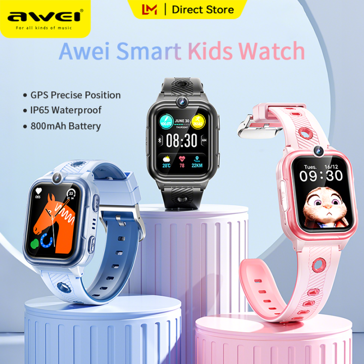 Awei H29/H30 4G Smart Watch for Kids Support SIM Card GPS Accurate