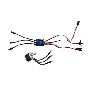 Heavy Duty External Motor Upgrades Kits with ESC For Improved Acceleration Climbing Performances of Remote Control Car