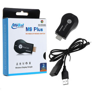 AnyCast M9Plus 1080P Wireless TV Stick WIFI Display ดูมือถือบนจอทีวีแบบไร้สาย ใช้ได้ทั้งทีวีบ้าน ทีวีติดรถยนต์และโปรเจคเตอร์