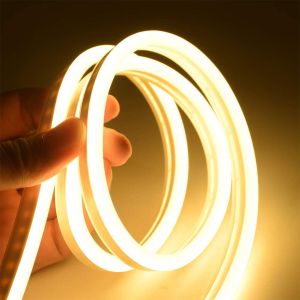ICIC LED Strip Lighting Eye Protection Waterproof 220V Narrow Neon Light Flexible Rope Tube for RGB Christmas Holiday