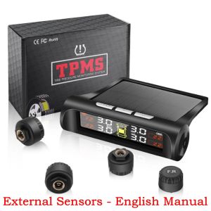 Cảm biến áp suất ô tô TPMS - Cảm biến lốp van ngoài  Màn hình LED thiết kế nhỏ gọn - BH toàn quốc