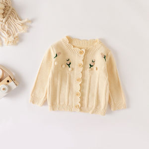 Outer Anak Perempuan Rajut/ Cardigan New Girl Bahan Premium/ Cardigan Bunga CG CALLIE