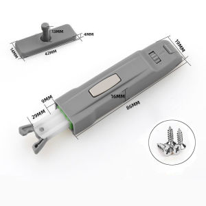 Push Type Cabinet Catches Closer Hidden Cabinet Push Open Latch for Drawer Door Cabinet