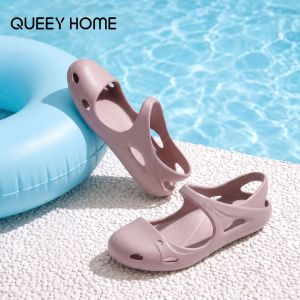 [Free Shipping] Womens Yoga Clogs 2026 New Summer Indoor Comfortable Breathable Non-Slip Home Closed-Toe Slippers with Arch Support