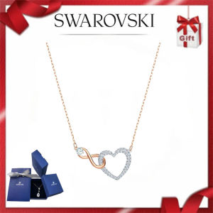 🔥Swarovski🔥Rose Gold series Womens Fashion {new style} necklace White diamonds Swarovski infinity heart necklace Birthday Gift Valentines Day Gift