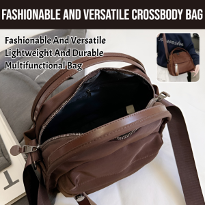 [Small And Capable] Fashionable And Versatile Crossbody Bag Multipurpose Soft Shoulder Crossbody Zipper Closure