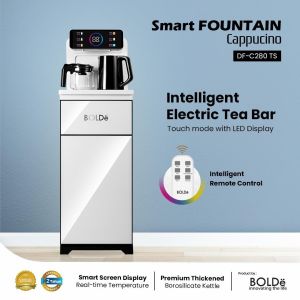 BOLDe Dispenser Smart Fountain Cappucino Air Galon Bawah Touch Screen - Remote