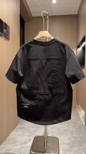 探戈服饰【M6字母t恤】2025夏季短袖美式潮流百搭重工男士t恤