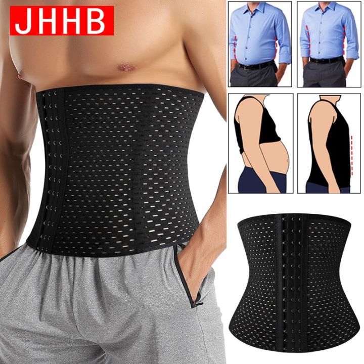 Men Slimming Body Shaper Waist Trainer Trimmer Belt Corset For Abdomen  Belly Shapers Tummy Control Fitness Compression Shapewear