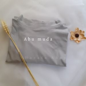 Manset lengan panjang/Manset baju premium/Bahan tebal kaos adem/Mangset kerah tinggi (Turtleneck)