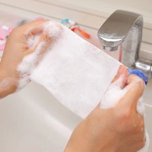 Túi lưới tạo bọt xà phòng tiện lợi có dây rút CA666