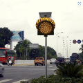 Wireless Solar Traffic Light Security Led Traffic Solar Powered Blinker Traffic Signal Light. 