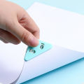 Murah Banget - Klip Penjepit Buku / Klip Sudut Kertas Akrilik / Paper Clip Segitiga Warna-Warni / Penjepit Kertas Binder Plastik. 