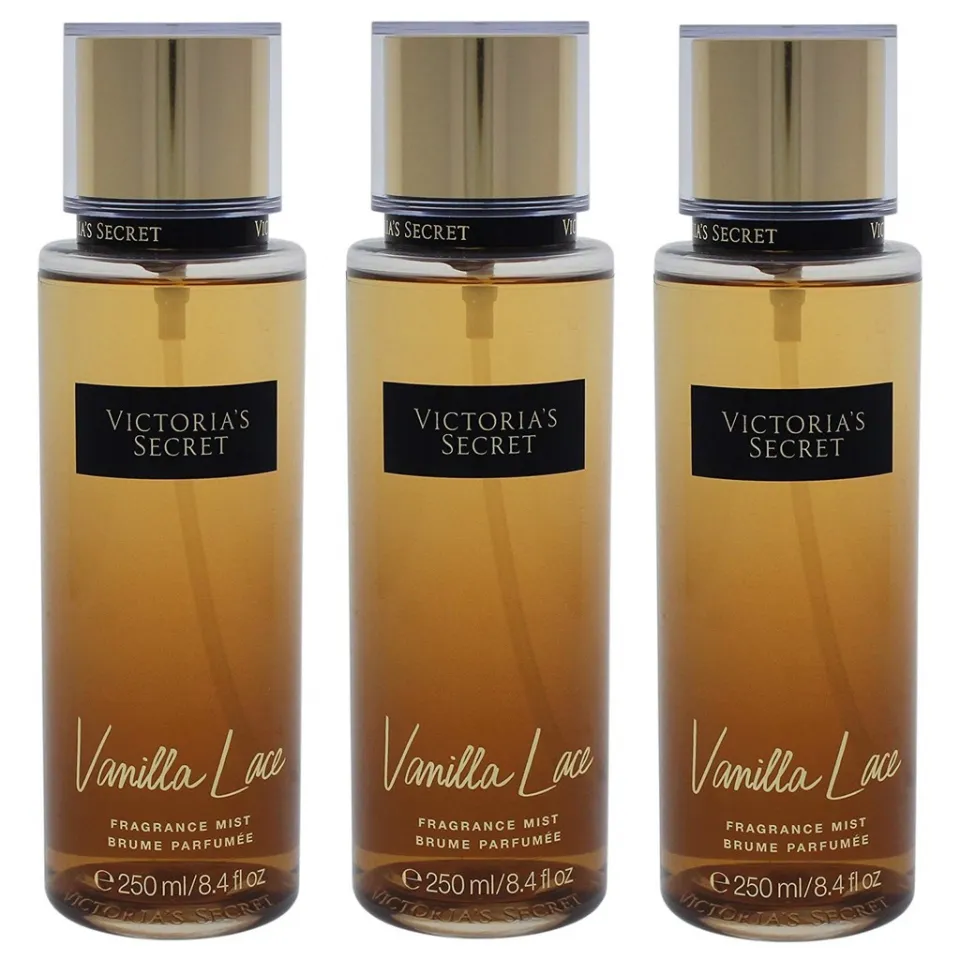 Phx-leo 3pcs Victorias Secret Perfume (Vanilla Lace Forbidden Rose