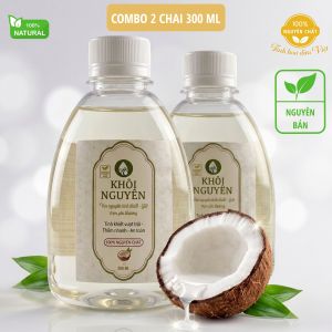 Dầu Dừa Ép Lạnh Nguyên Chất Khôi Nguyên - Dưỡng Tóc Dưỡng Da Dưỡng Môi & Lông Mi