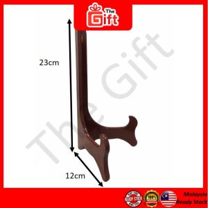 The Gift Stand photo frame plate bowl (3 size)wooden display easel