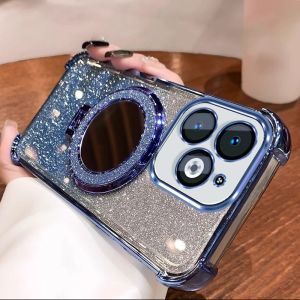 เคส เคสสำหรับ itel S23 Plus s23 5g เคสศัพท์ เคสนิ่มซิลิโคนกันกระแทกพร้อมขอบทองเงาและขาตั้งกระจก sjdzsfjz01