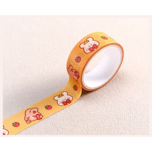 Washi Tape Aesthetic Motif Kelinci Lucu Memo Scrapbook Planner DIY Cute